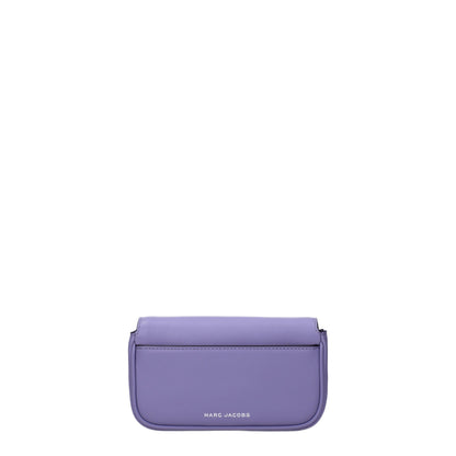 Purple Leather Crossbody Bag