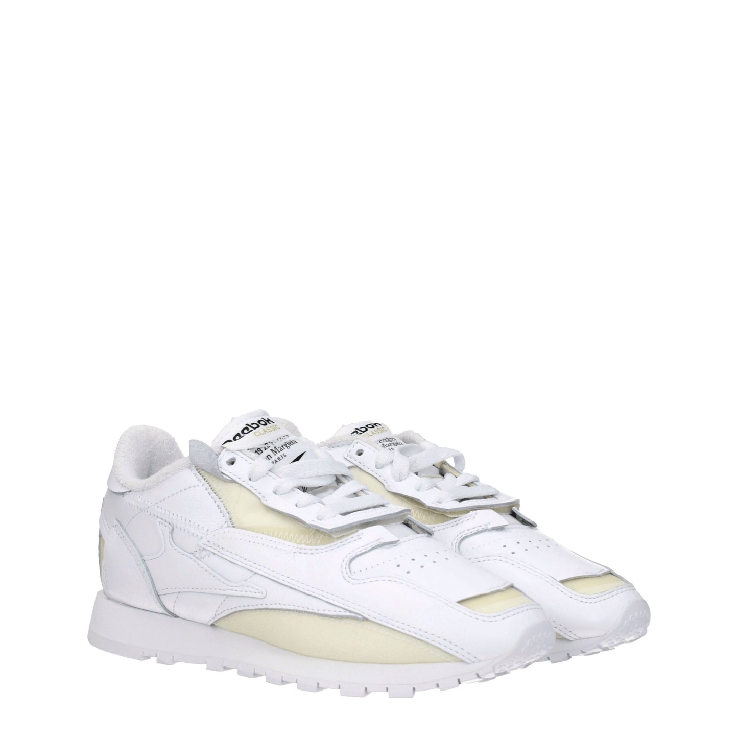White Leather Athletic Sneakers