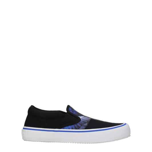 Black Fabric Slip-On Loafer