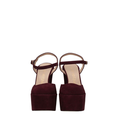 Red Leather Platforms