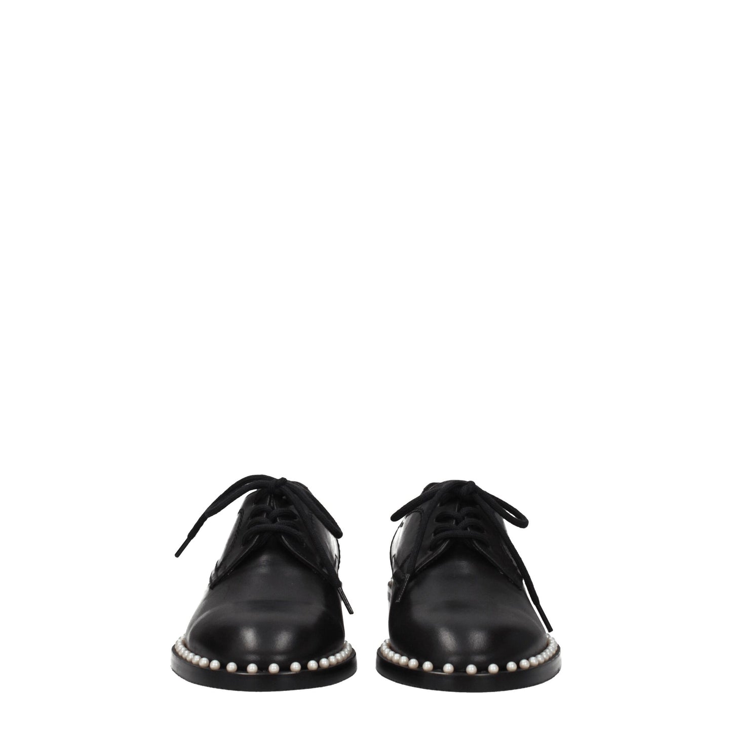 Black Leather Oxfords And Derbies