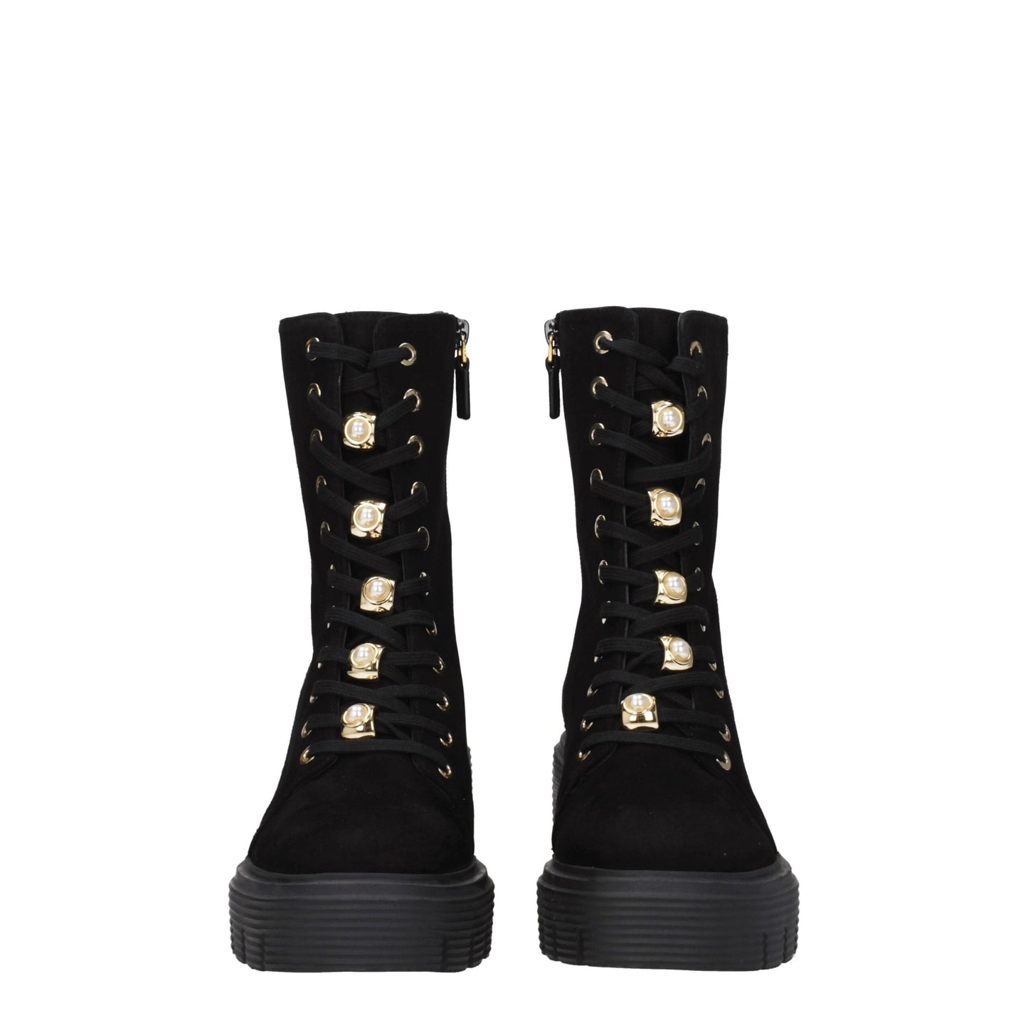 Black Leather Ankle Boots