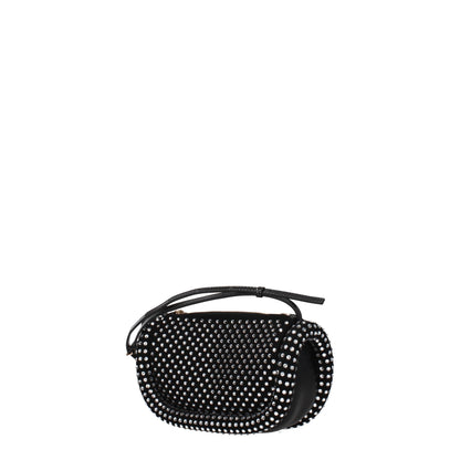Black Leather Crossbody Bags