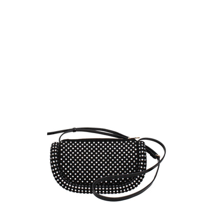 Black Leather Crossbody Bags