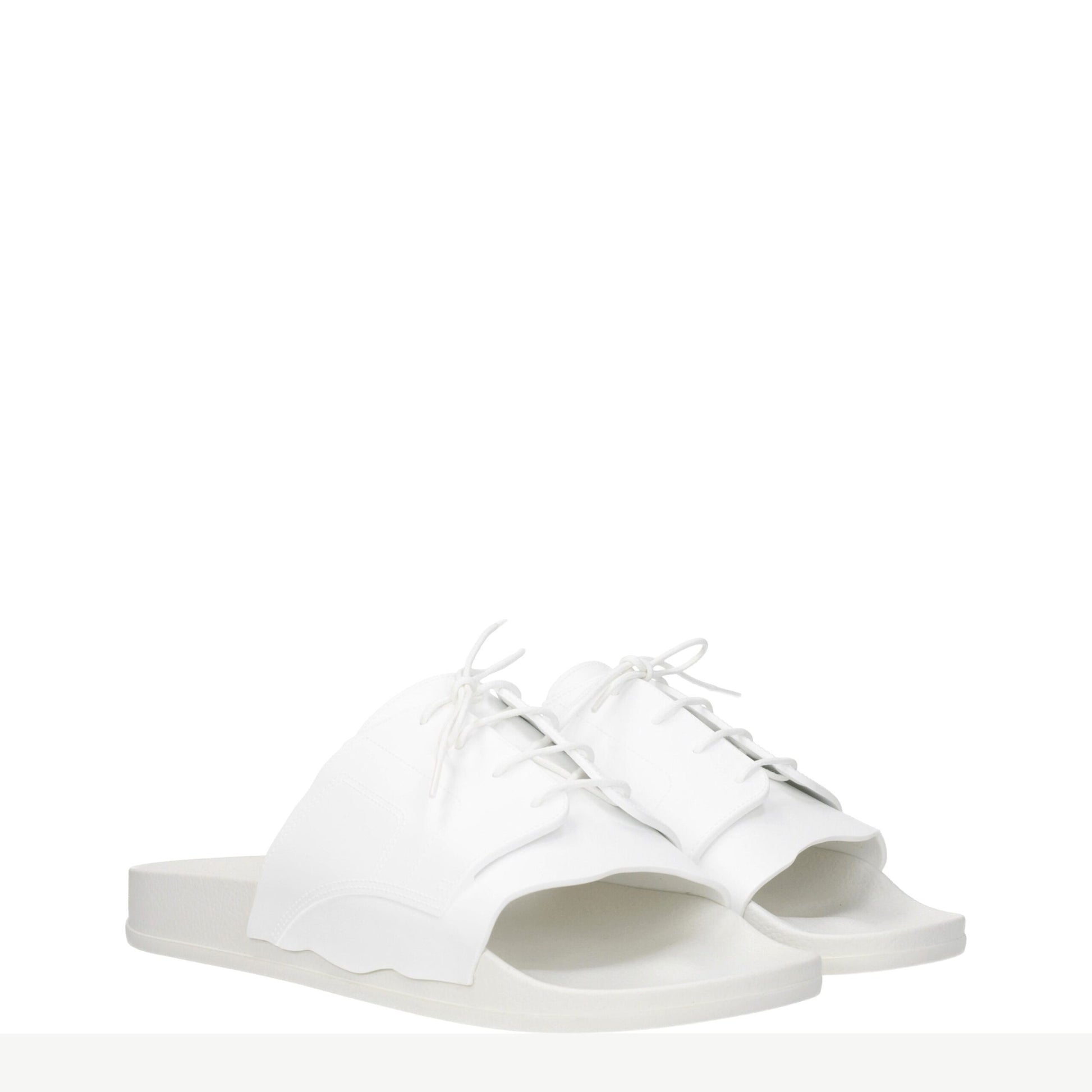 White Cotton Slippers