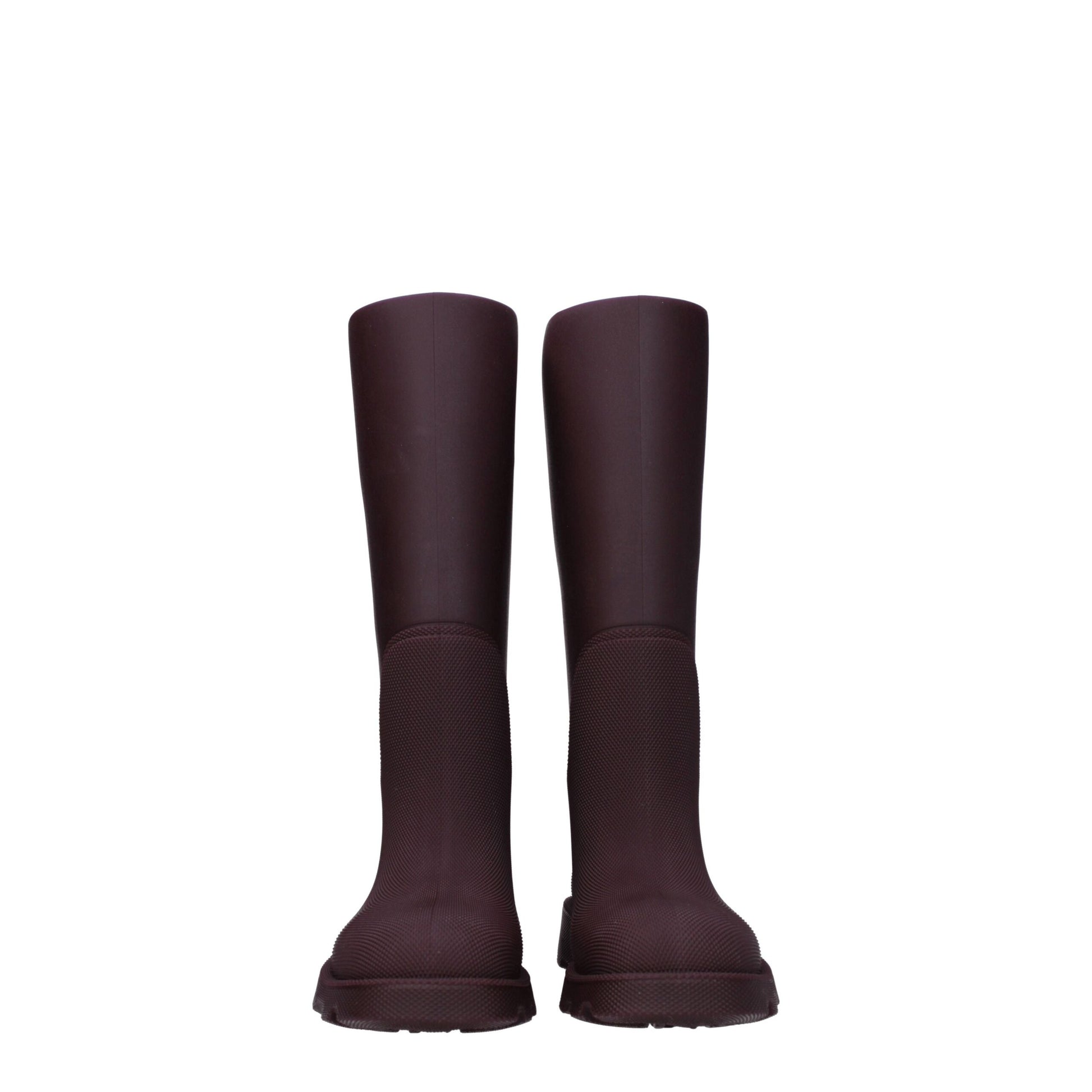 Red Cotton Rain Boots