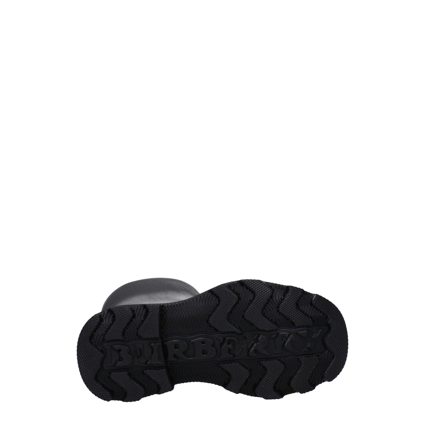 Black Cotton Rain Boots