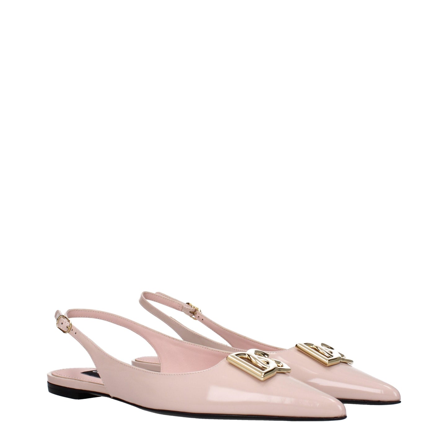 Pink Leather Ballet Flats