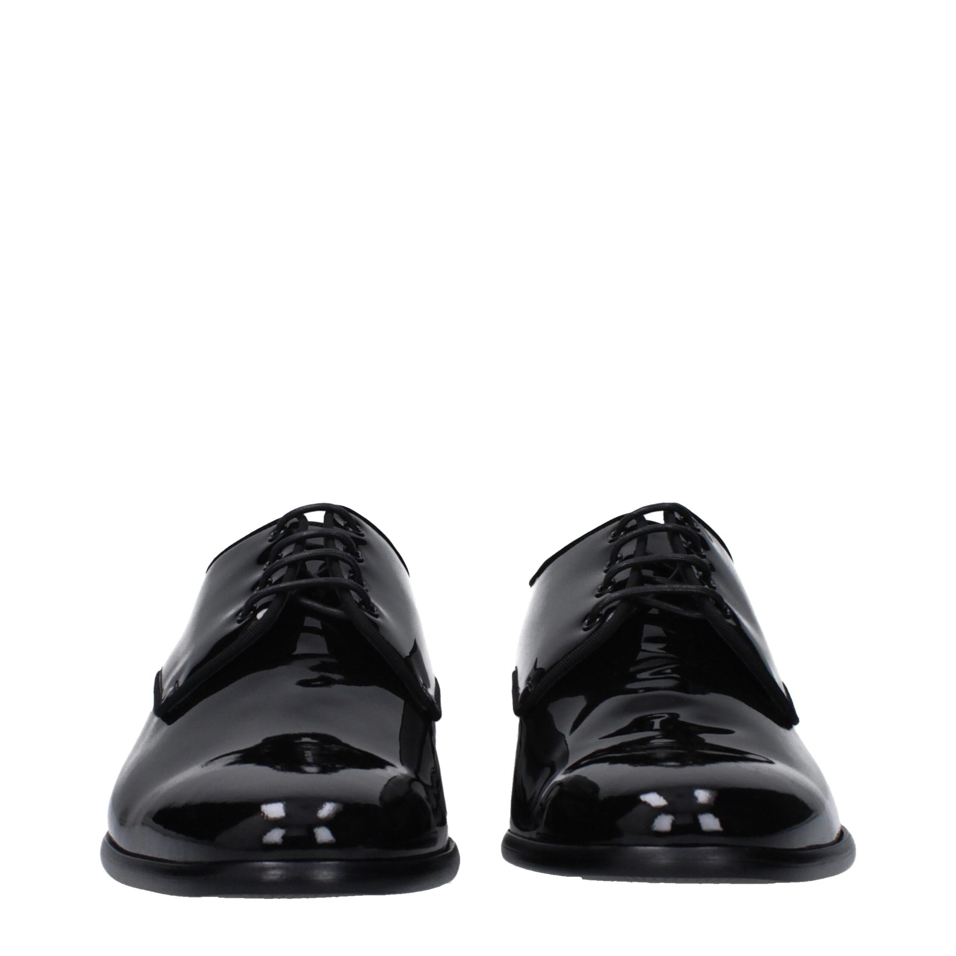 Black Leather Oxfords And Derbies