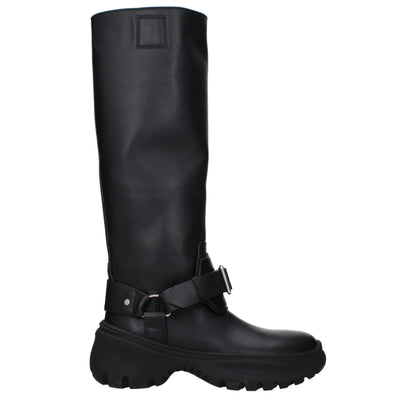 Black Leather Boots