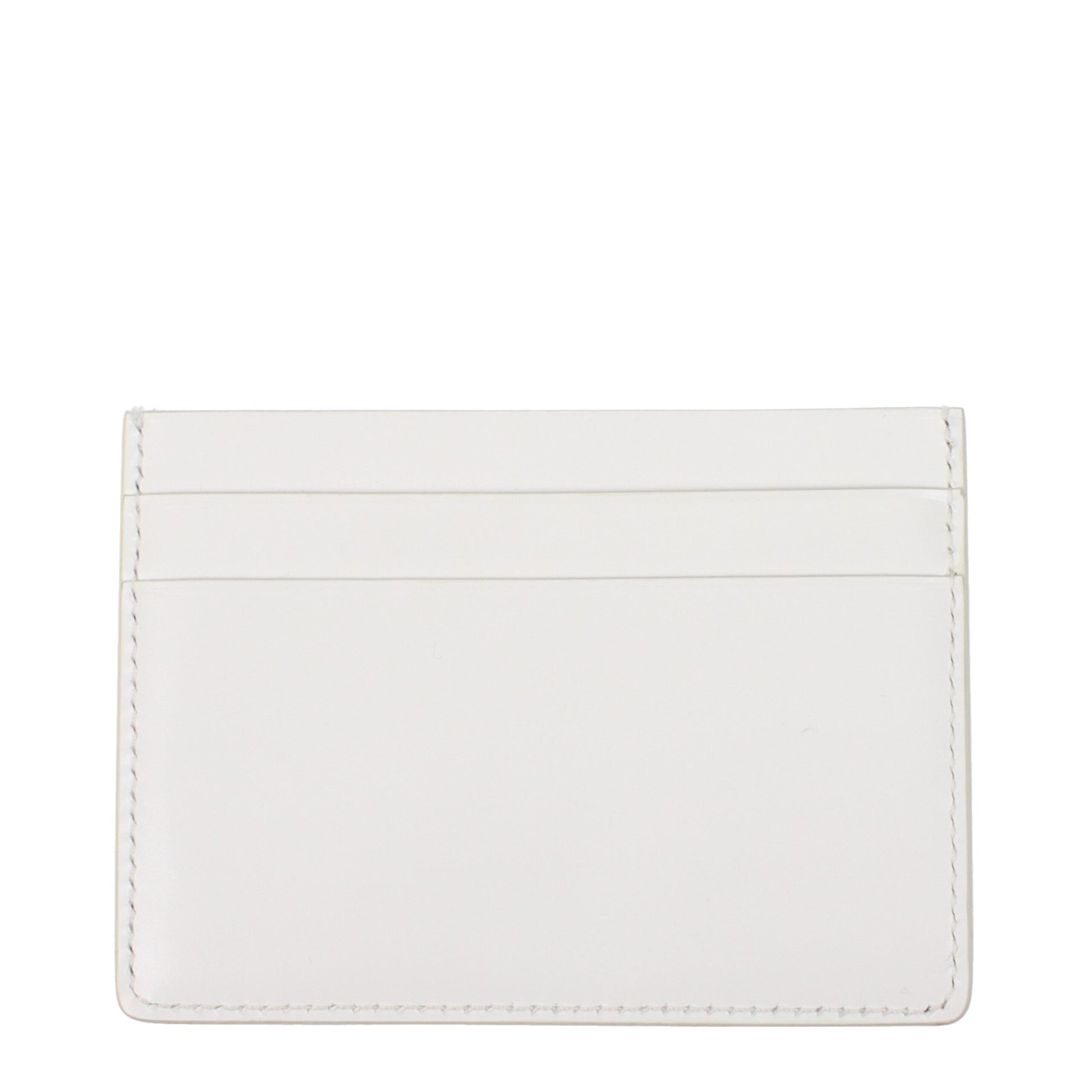 White Leather Cardholders