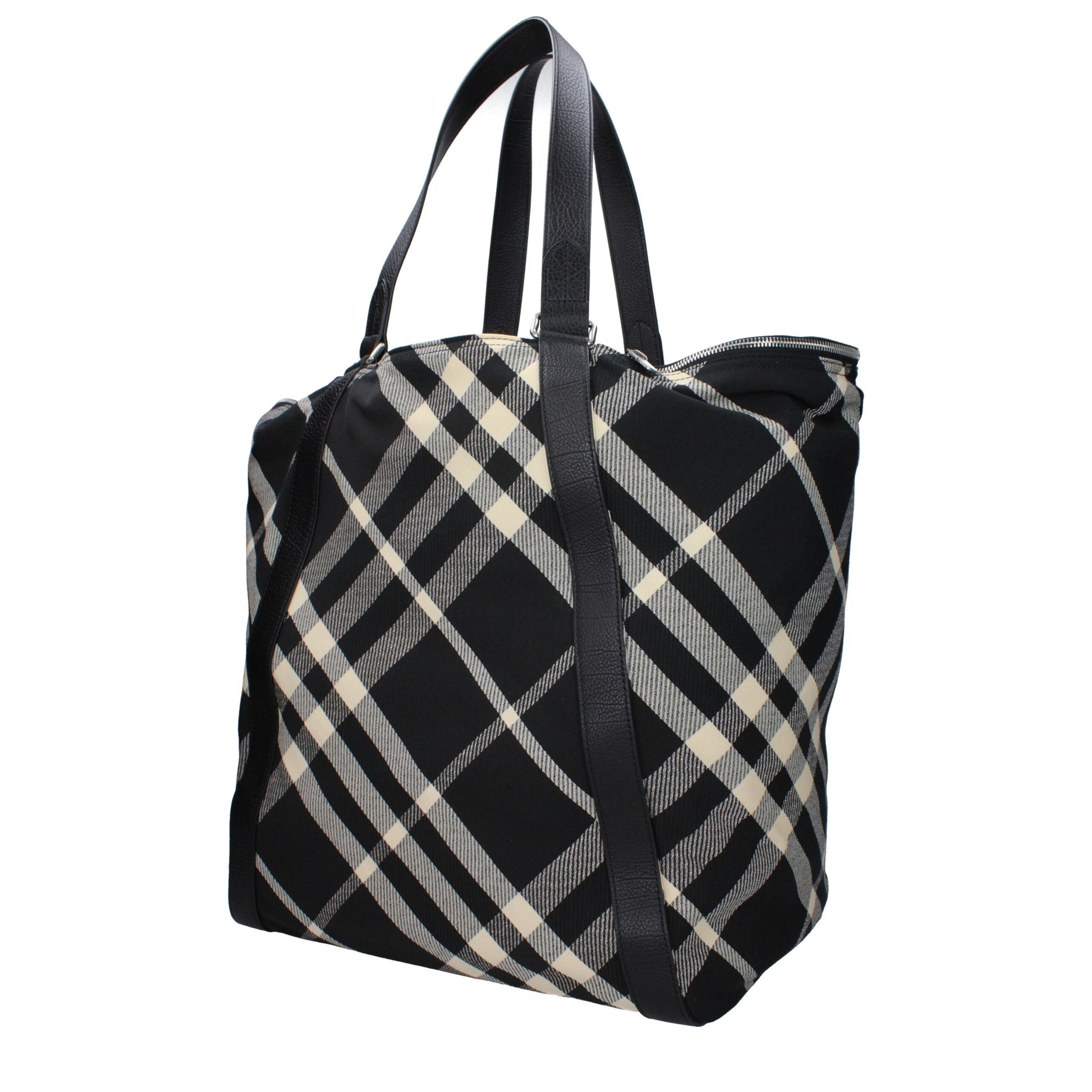 Black Fabric Shoulder Bags