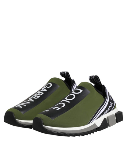 Green Logo Low Top Sorrento Men Sneakers Shoes