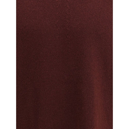 Bordeaux Fleece Wool Sweatshirt