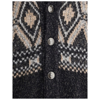 Black Fleece Wool Sweatshirt