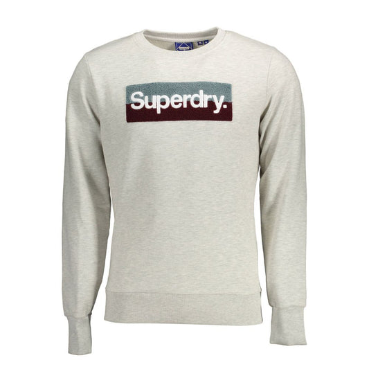 Gray Cotton Men Sweater