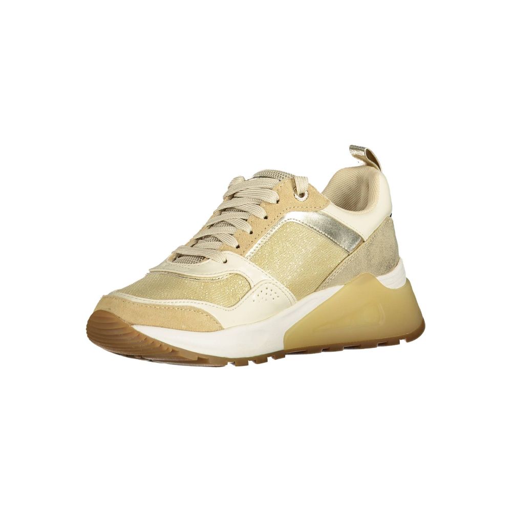 Gold Polyester Sneaker