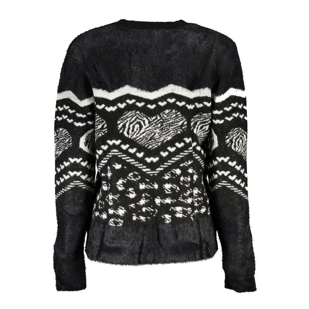 Black Acrylic Women Sweater