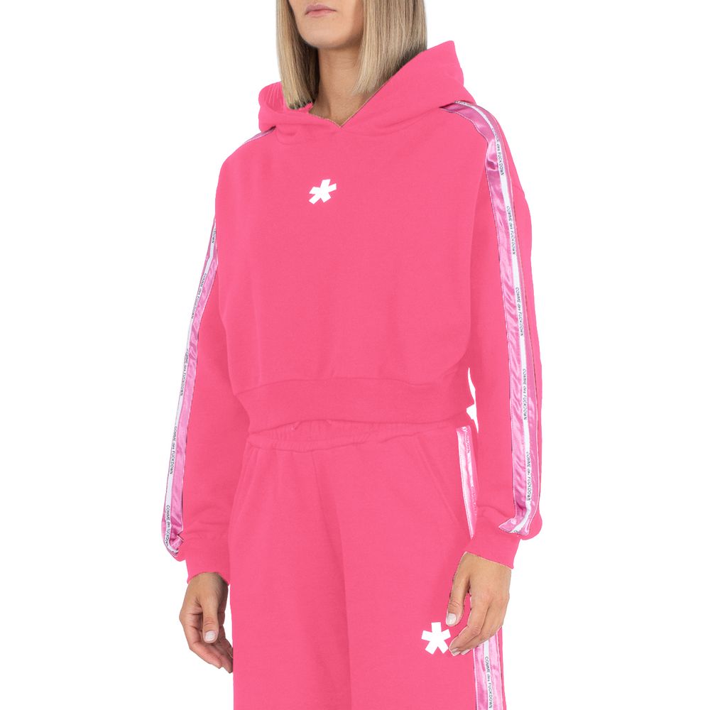 Fuchsia Cotton Women Sweater