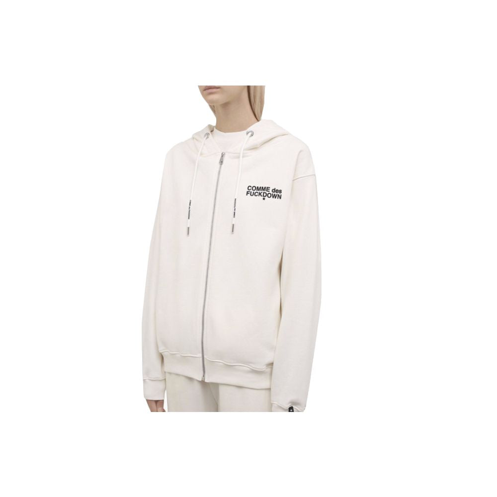 White Cotton Women Sweater
