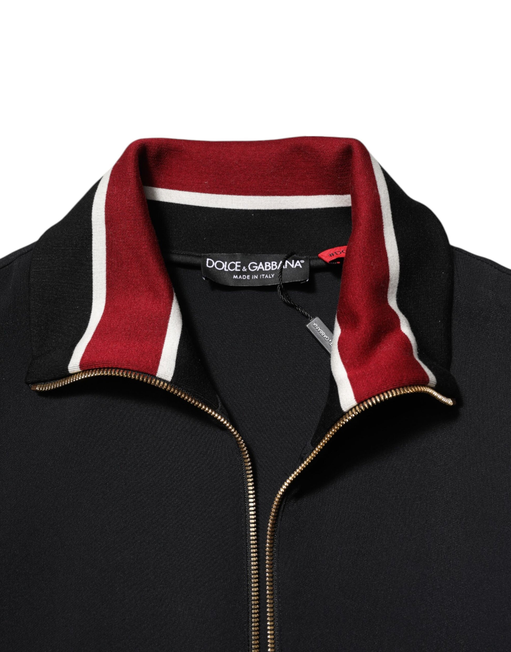 Black DG King Full Zip Sweatshirt  Sweater