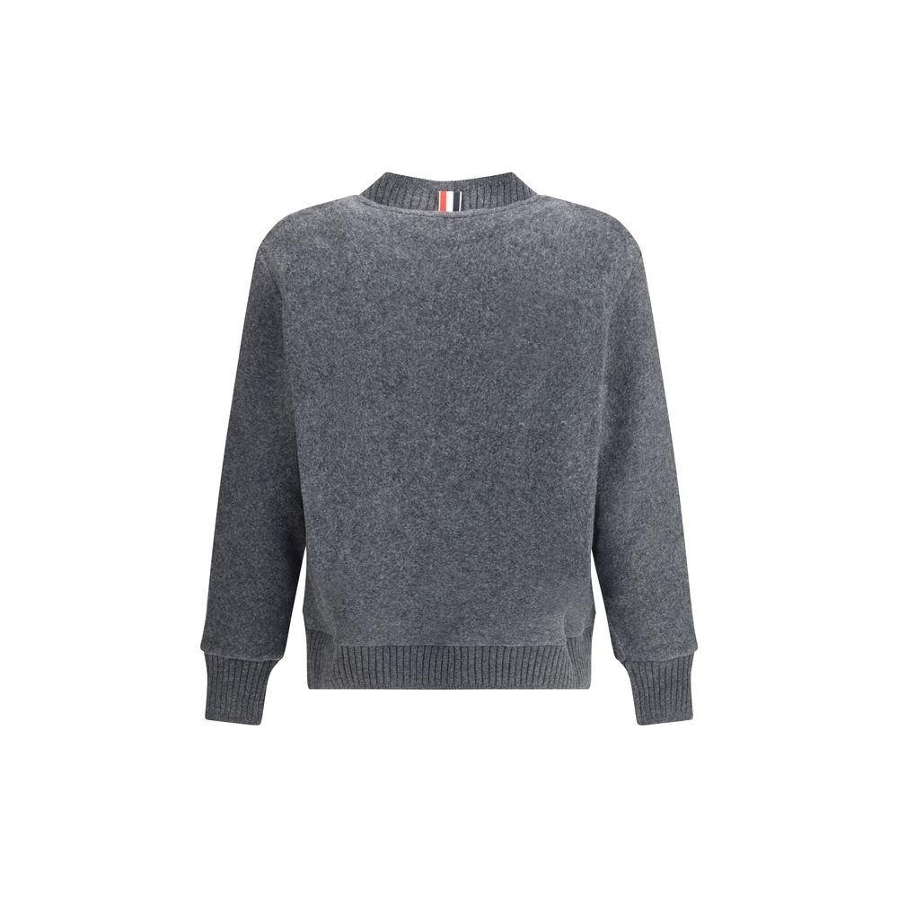 Gray Wool Cardigan