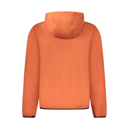 Orange Polyester Jackets & Coat