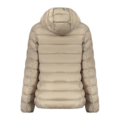 Beige Polyamide Women Jacket