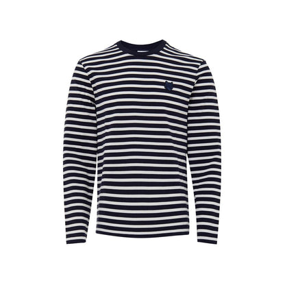 Blue Cotton Long Sleeve
