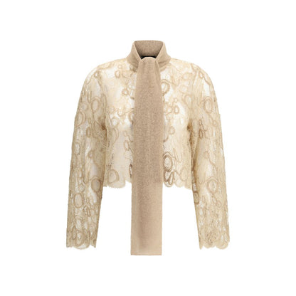 Lace cropped Shirt