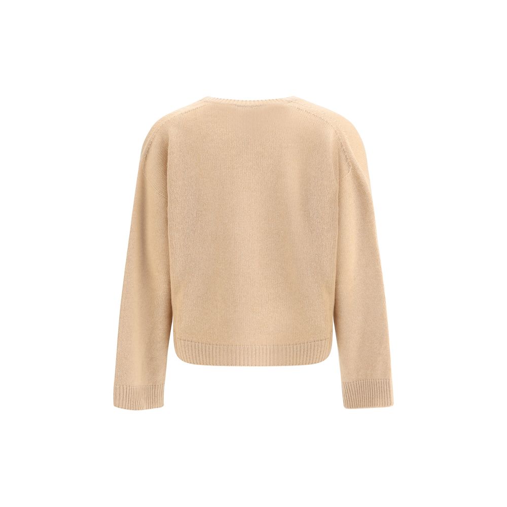 Beige Cashmere Cashmere Sweater
