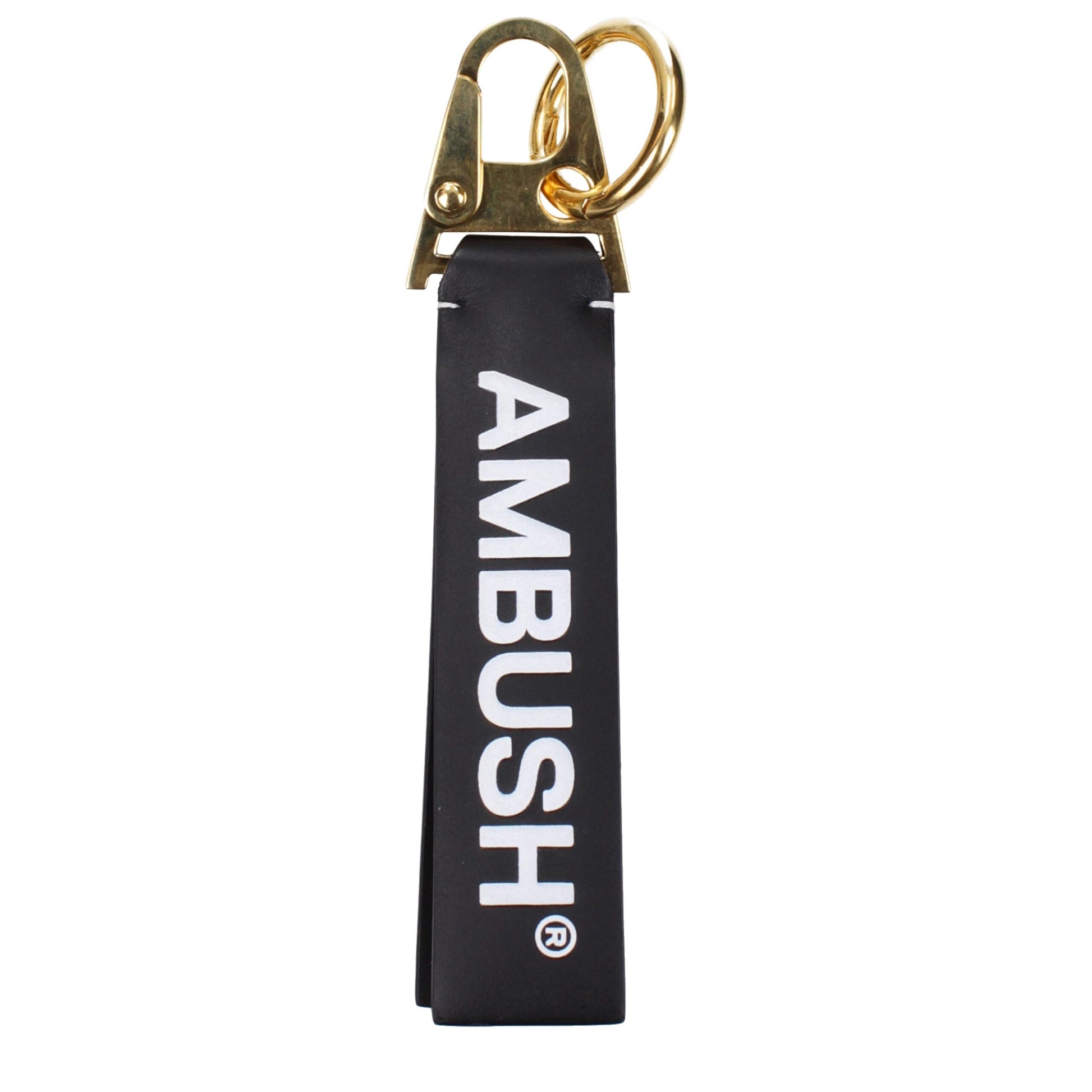 Black Leather Keychain