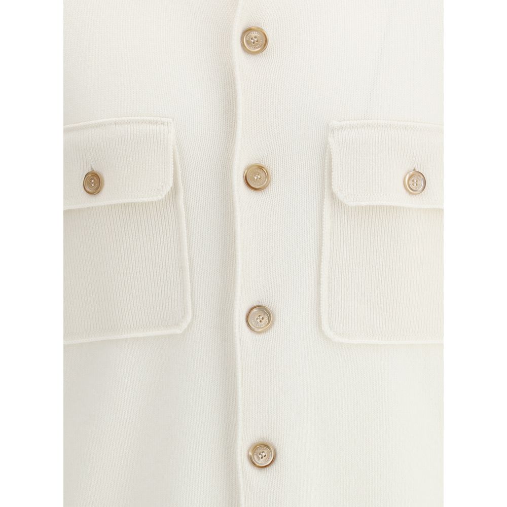 White Cashmere Cardigan