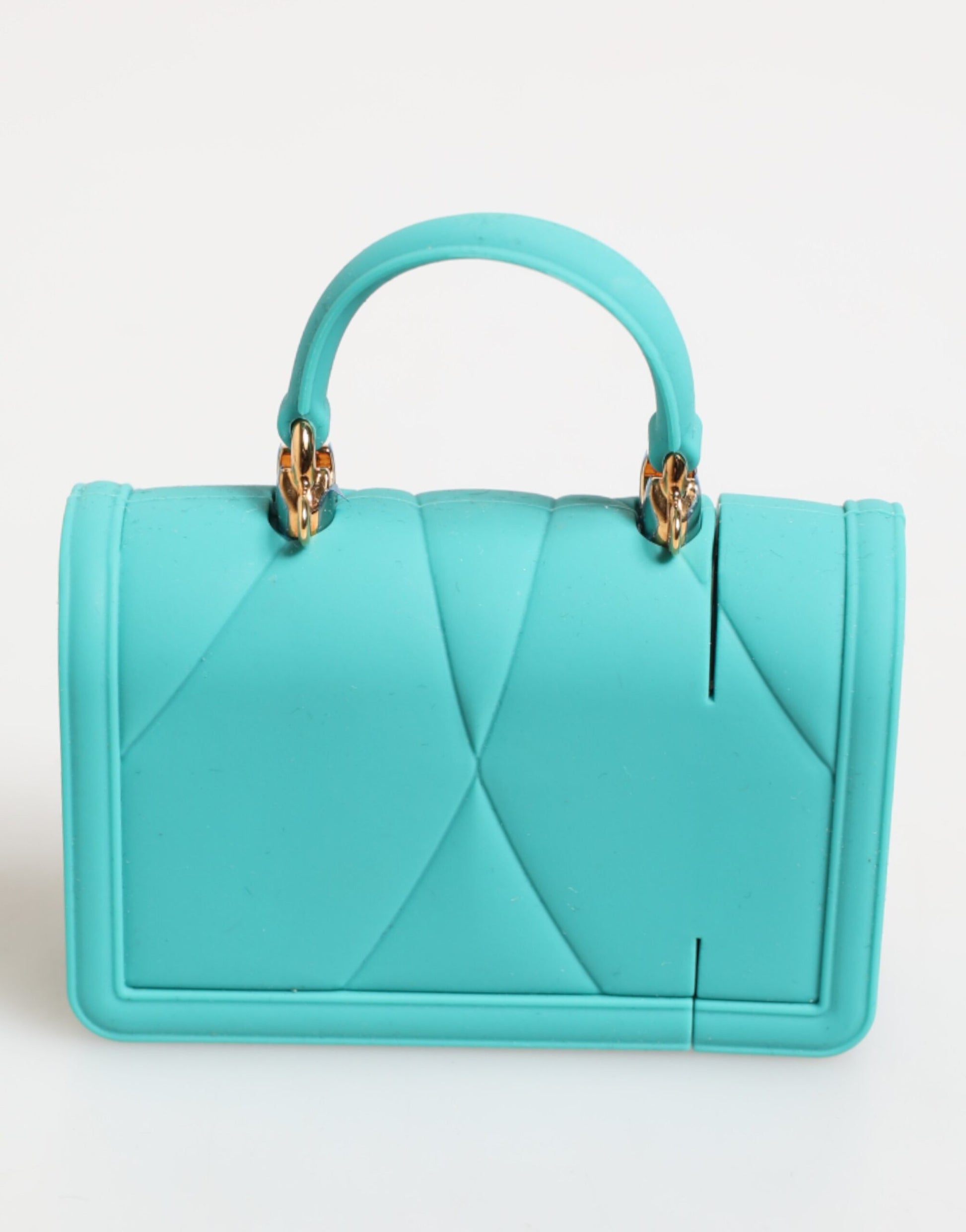 Turquoise Silicone Devotion Heart Cover Bag Airpods Case