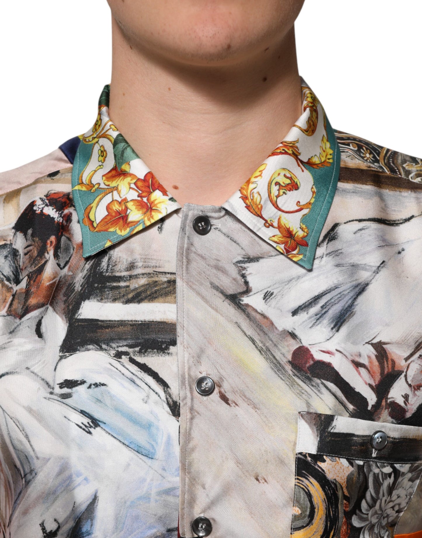 Multicolor Shell Print Hawaii Casual Shirt