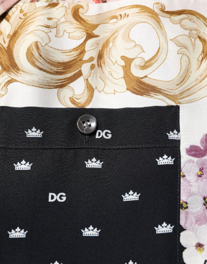 Multicolor Printed Button Down Casual Shirt