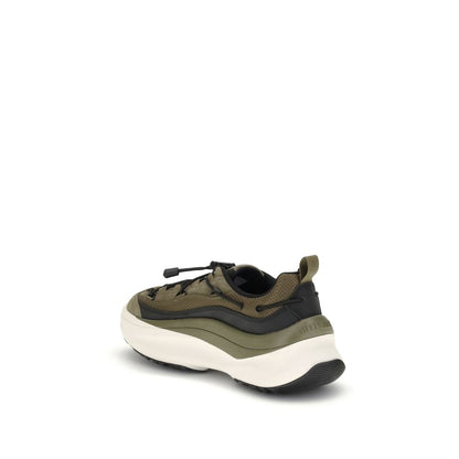 Bicolor Polyester Athletic Sneakers