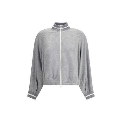 Gray Viscose Sweatshirt