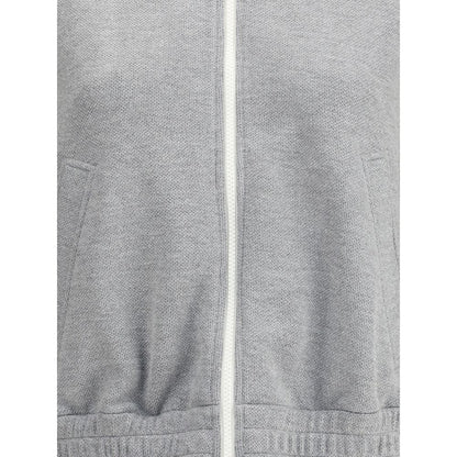 Gray Viscose Sweatshirt