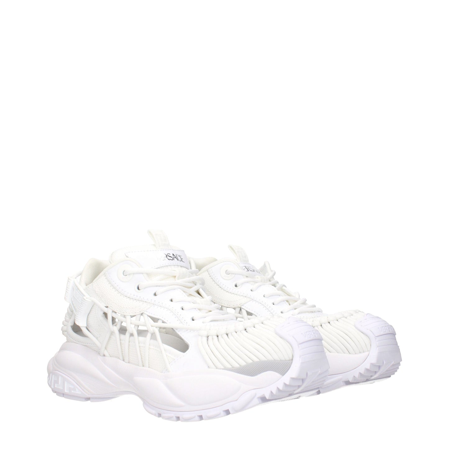 White Leather Athletic Sneakers