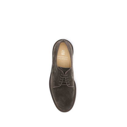 Brown Calf Leather Bos Taurus Oxfords And Derbies