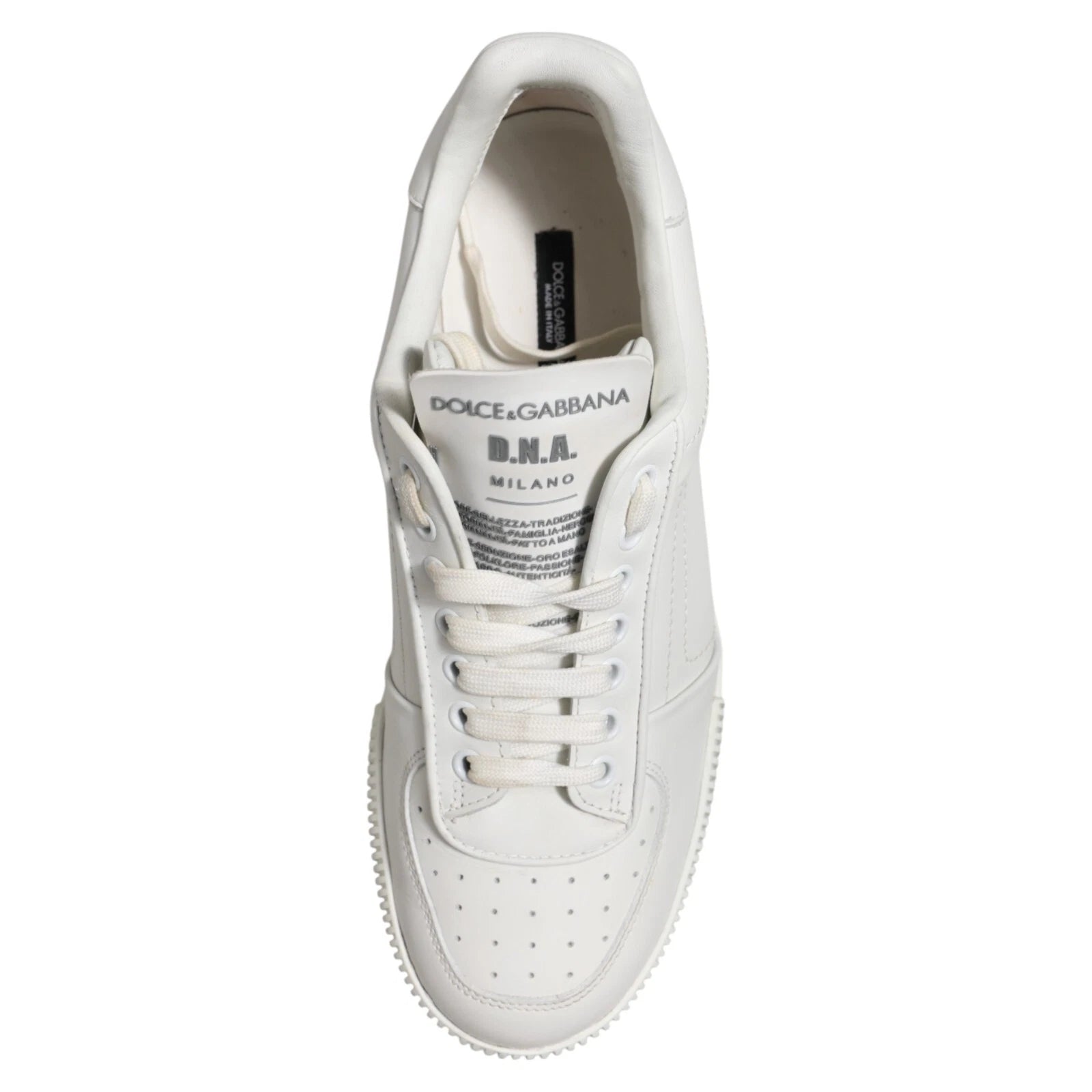 White Miami Leather Low Top Men Sneakers Shoes
