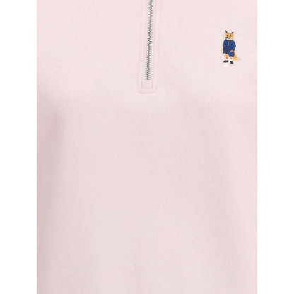 Dressed Fox high neck and zip Sweatshirt