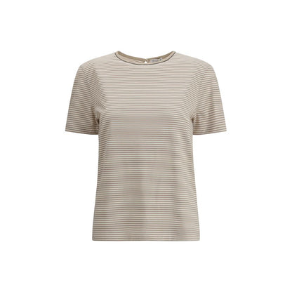 Beige Cotton T-Shirt
