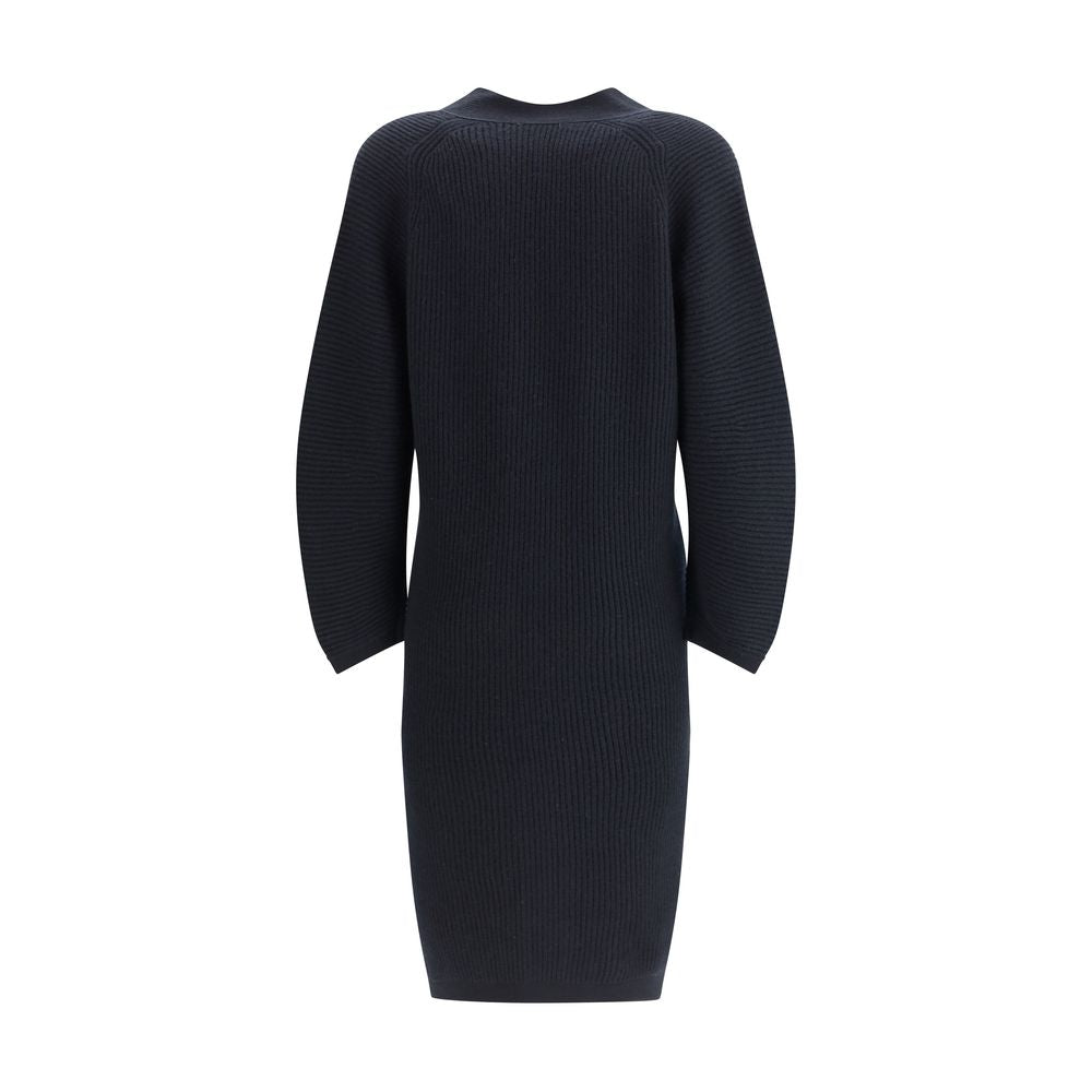 Long ribbed cashmere Cardigan