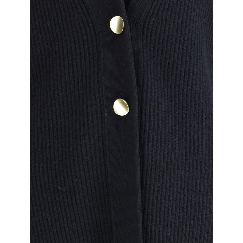 Long ribbed cashmere Cardigan