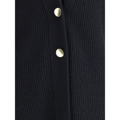 Long ribbed cashmere Cardigan