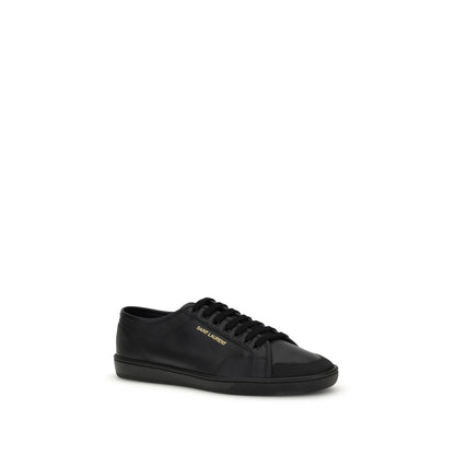 Black Calf Leather Bos Taurus Low Top Sneakers