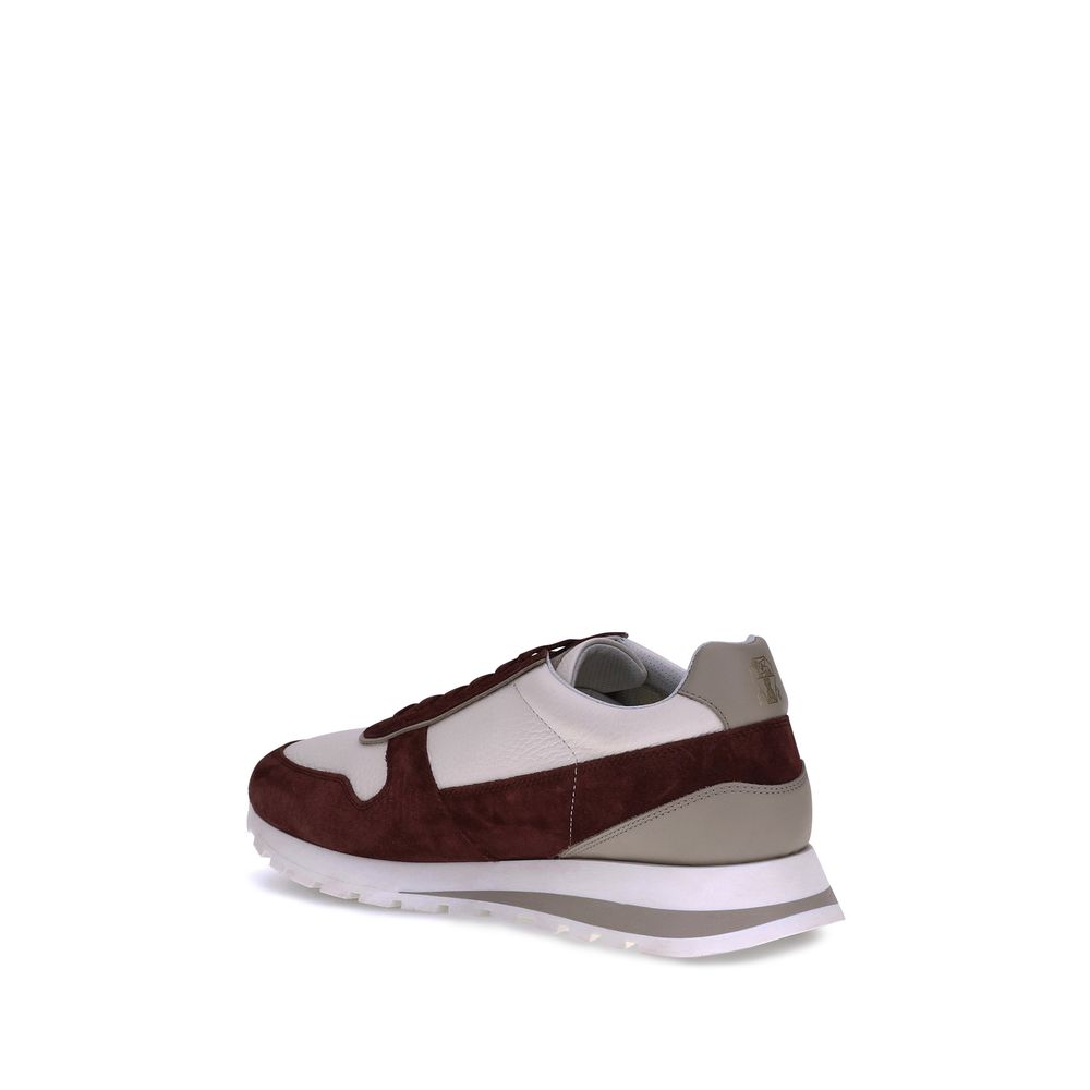 Multicolor Calf Leather Bos Taurus Platform Sneakers