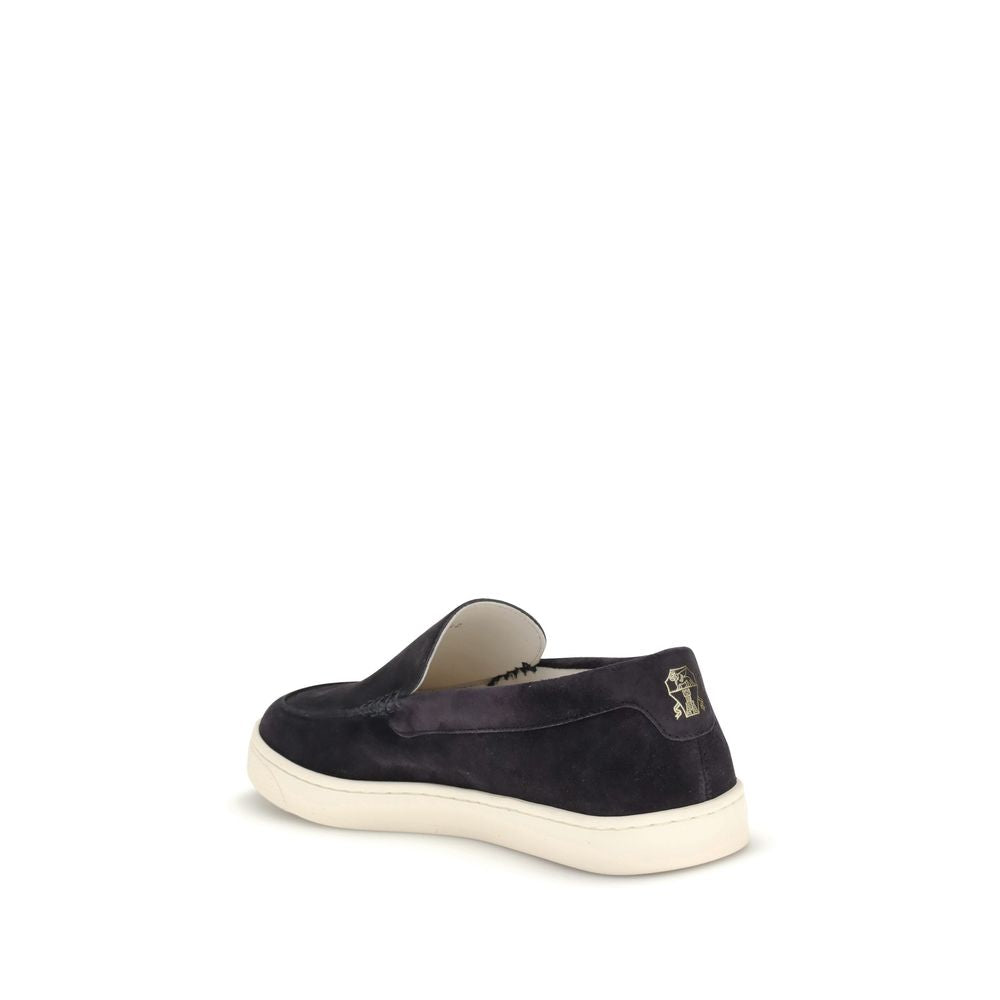 Black Calf Leather Bos Taurus Sneakers
